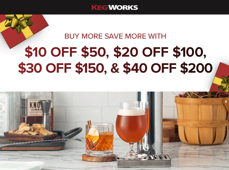 The Bigger the Cart, the Better the Savings! 🛒 KegWorks